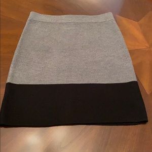Loft black and grey skirt size XS. Never worn